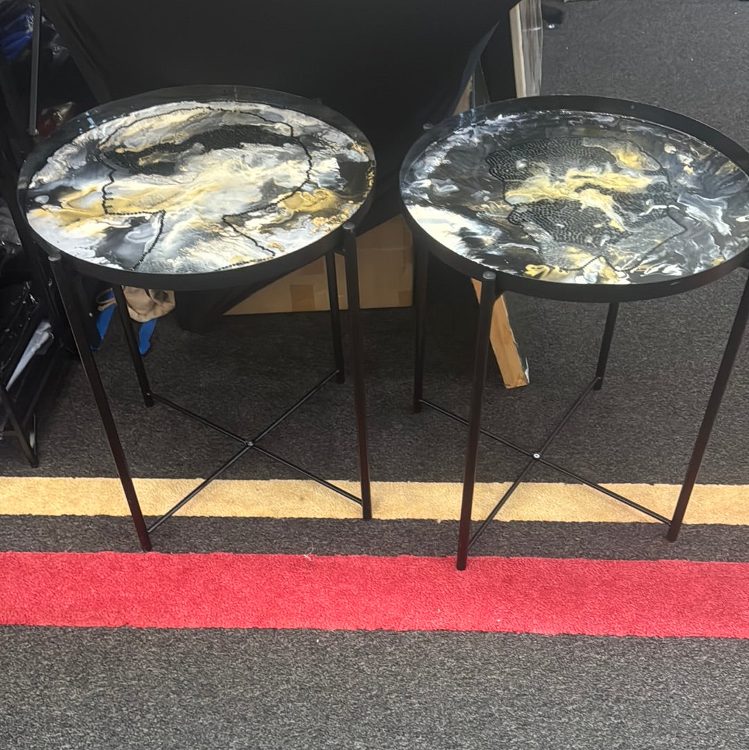 Couple side table set