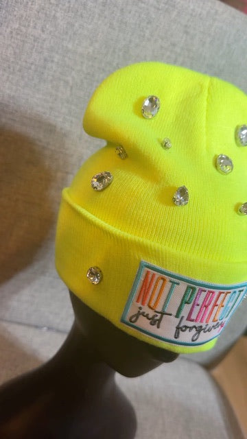 Not Perfect just Forgiven Beanie