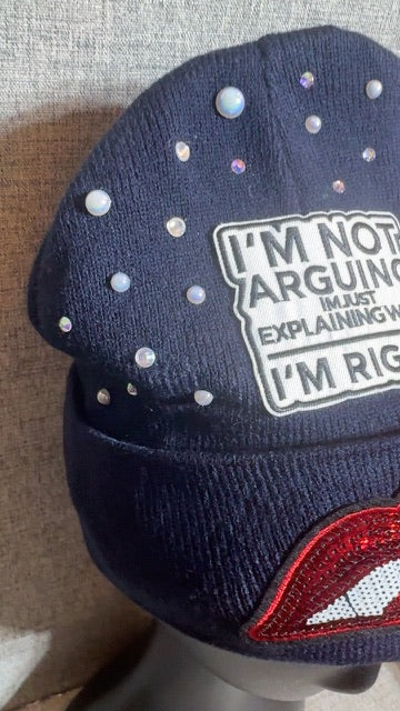 Not Arguing Beanie