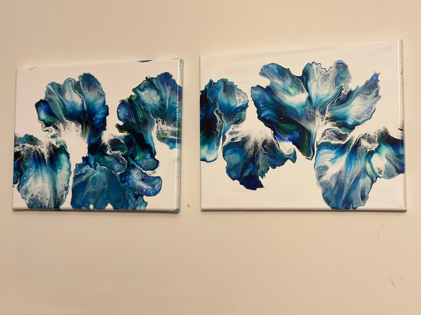 Blue petals