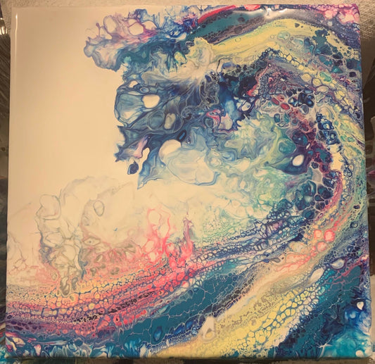Blue and Pink Wave